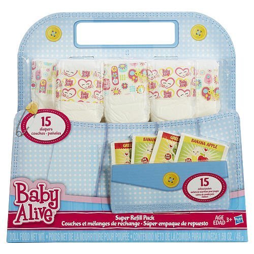 Baby Alive Doll Food and Diapers Super R