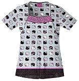 Cherokee Soft Round Neck Hello Kitty Scrub Top