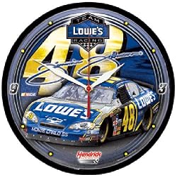 Jimmie Johnson NASCAR Driver Round Wall Clock by Wincraft