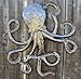 Handcrafted Octopus Sea Wall Hanging Art, Nautical Beach Theme House Decorations, Handmade in Haiti 23 x 23 Inches (Nautical Octopus)