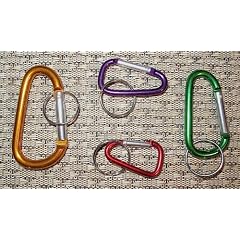 4 Alu Karabiner color 50-66mm Schl�sselanh�nger