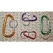 4 Alu Karabiner color 50-66mm Schl�sselanh�nger