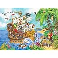 Ravensburger 10628 - Mauseschlau und B�renstark Piraten auf See 100 Teile XXL Puzzle