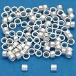 100 Sterling Silver Crimp Tube Beads Beading 2x1mm