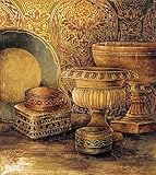 Vintage Elements I HIGH QUALITY CANVAS Print With Light Added BRUSHSTROKES Linda Thompson 28x28 Vintage Elements I HIGH QUALITY CANVAS Print With Light Added BRUSHSTROKES Linda Thompson 28x28