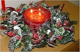 Christmas candle ring