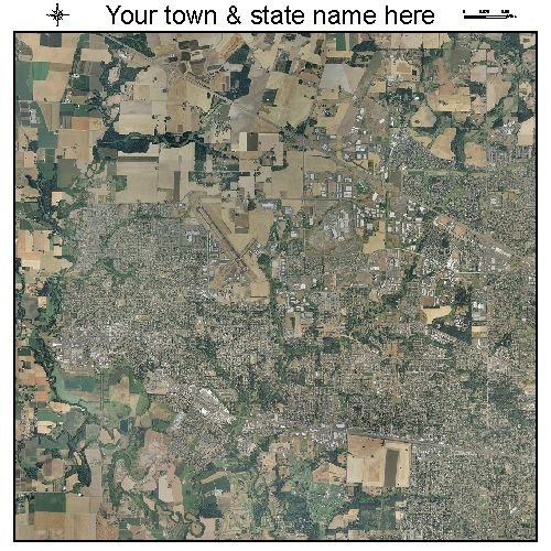 Aerial Photography Map of Hillsboro, Oregon