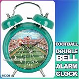 Football Twin Bell Sports Alarm Clock,Baseball,Soccer,Basketball,Pool,Golf clock also available!