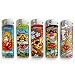 5-PACK Ed Hardy Refillable Tattoo Color Changing LED Lighters (EH-LT-121)