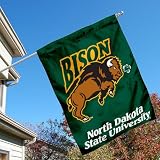 North Dakota State University Bison House Flag
