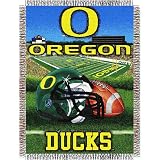 Oregon Ducks NCAA Licensed Home Field Advantage 48 x 60 Throw Blanket