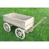 Decorative garden wagon in antique grey by SHINE COMPANY INC.