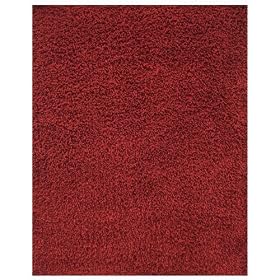 Anji Mountain Bamboo Chairmat and Rug Co. 8-Foot-by-10-Foot Silky Shag Area Rug, Crimson
