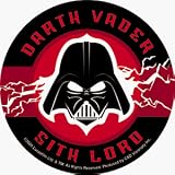 Star Wars - Darth Vader Sith Lord - Round Sticker / Decal