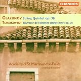 Glazunov: String Quintet, Op. 39; Tchaikovsky: Souvenir de Florence in D Op. 70