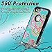iPhone 6 Plus Case, iPhone 6 Plus 5.5 Inch Case,AnnBay for iPhone 6 Plus Three Layers Colour Hawaiian 3in1 Hybrid High Impact ShockProof Hybrid Heavy Duty Armor Case Cover (Totem Tribal Flower Black)