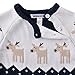 ZOEREA Newborn Baby Romper Christmas Clothes Knitted Sweaters Reindeer Navy