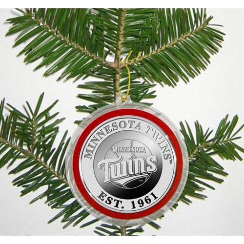 Highland Mint Minnesota Twins Silver Coin Ornament