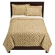 Scent Sation Dark Tan Giraffe Safari Full/Queen Duvet Set - Full/Queen