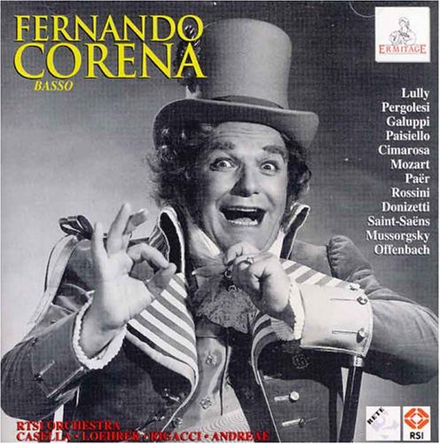  Fernando Corena (bass) Aria Recital - Mozart, Rossini, Donizetti, Pergolesi, etc. (recorded 1959 and 1976) [Ermitage #201-2] cd cover