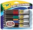 Crayola Dry-Erase Markers 8/Pkg - Orange, Black, Green, Blue And Red
