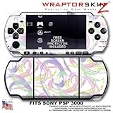 Neon Swoosh on White WraptorSkinz Skin and Screen Protector Kit fits Sony P ....