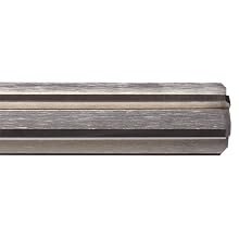 Alvord Polk 127-0 High-Speed Steel Chucking Reamer, Straight Flute, Round Shank, Uncoated Finish