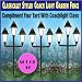 DECORATIVE GLOW-IN-THE-DARK PATHWAY STAKES (SET OF 12)