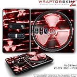 DJ Hero Skin Radioactive Red fit XBOX 360 and PS3 (DJ HERO NOT INCLUDED)