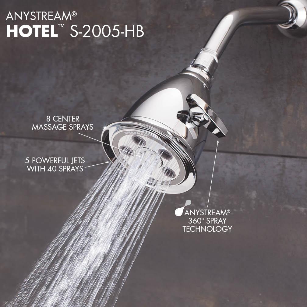 Speakman S2005HB Hotel Anystream High Pressure Adjustable Shower Head
