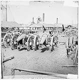 Civil War Reprint Richmond, Va. Captured siege guns at Rocketts