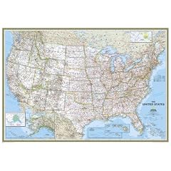 USA Political Englarged Map: Enlarged: PP.NGUS602008