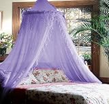 Jeweled Lilac Purple Princess Bed Canopy By Sid