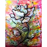"Ethereal Rose" Poster By Shadia