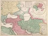 Antique Map of the Middle East (1712) by Guillaume Delisle (Archival Print - 17.3