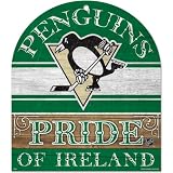 Wincraft St. Patrick's Day Pittsburgh Penguins "Pride of Ireland" Wood Sign