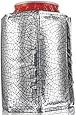 Vacu Vin Rapid Ice Can Cooler - Silver