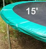 15' Trampoline Green Safety Pad to Cover Thr Trampoline *Upper Bounce*
