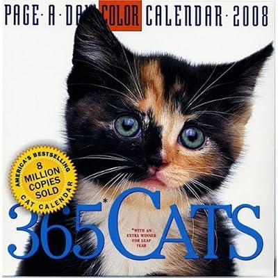 cats page a day calendar
