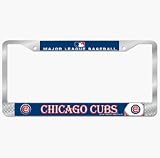 Chicago Cubs Metal License Plate Frame