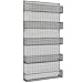 Spice Racks HC-2302 Organizer-Space Saving Wall Mount 5 Tier Storage Shelves for Kitchen, Pantry, or Cabinets-Rustic Vintage Metal Wire Design by Home-Complete, Black