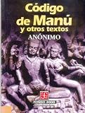 Codigo De Manu Y Otros Textos