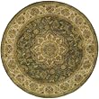 Safavieh Heritage HG954A Green 3' 6 Round Handmade Wool Area Rug