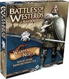 Battles of Westeros: A Battlelore Game: Wardens of the North: House Stark Reinforcement Set [With 32 Cards and 32 Plastic Figures and Bases, 10 BannerIMAGE