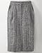High-waist, tweed skirt