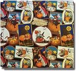 Collected Memories HALLOWEEN Fabric Covered 12-by-12-Inch Premium Post-Bound Scrapbook Album