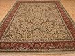 8'6 x 16'5 Ivory Persian Hand Knotted Tabriz Rug