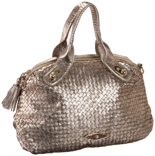 Elliott Lucca Oliva Satchel,Pyrite Metallic,one