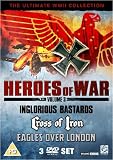 Heroes of War Vol 3 (Inglorious Bastards / Cross of Iron / Eagles Over London) [DVD]