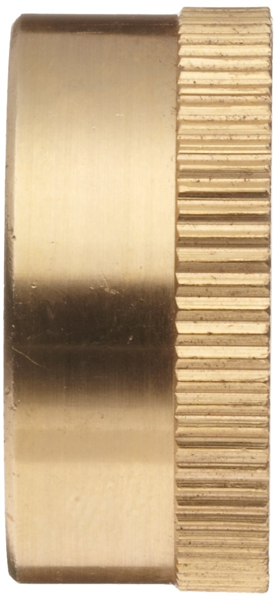 Anderson Metals Brass Garden Hose Fitting, Cap, 3/4